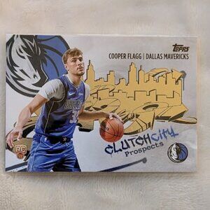 2025 Topps Cooper Flagg Rookie Card "Clutch City"